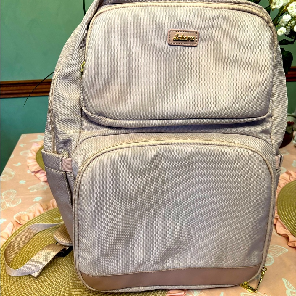 Labomo Lunch Backpack Insulated lunch compartment padded place fo 16 laptop